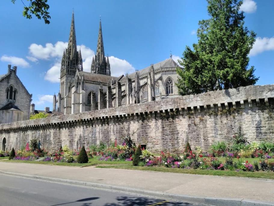 Quimper Hyper Centre T2 Balcon Lumineux Calme Exterior foto